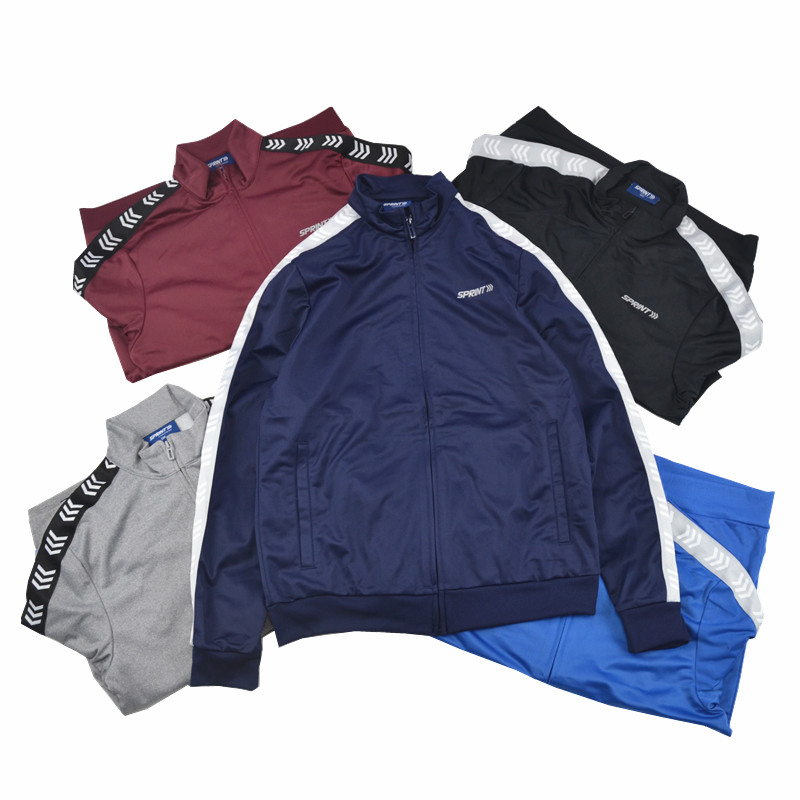 墨西哥单男装春装潮休闲串标立领开衫长袖夹克外套跑步拉链衫