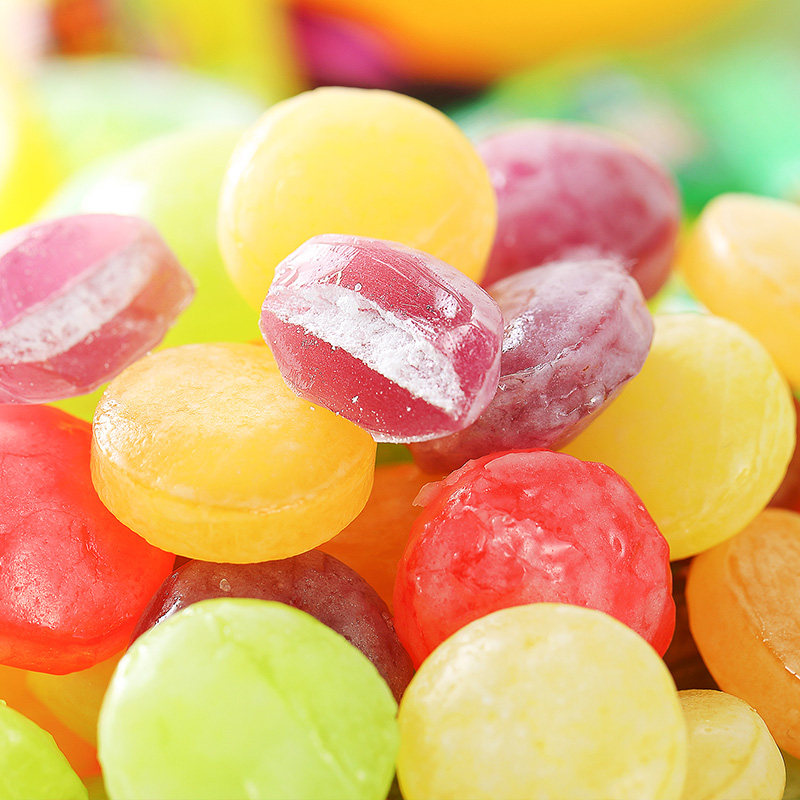 中国台湾进口秀逗酸柠檬水果水果糖糖果24包网红糖果