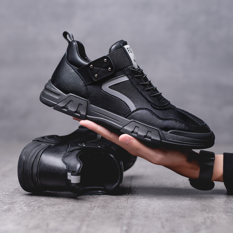 男鞋秋季2019新款增高鞋男10cm内增高潮流百搭运动男士休闲皮鞋子