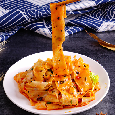 成都阿宽红油面皮四川特产热拌面