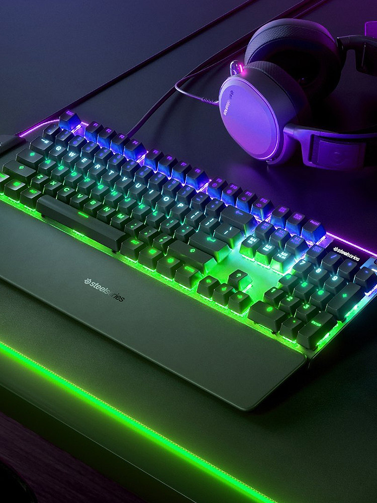 steelseries赛睿apexpro次世代游戏游戏机机械键盘全彩键盘