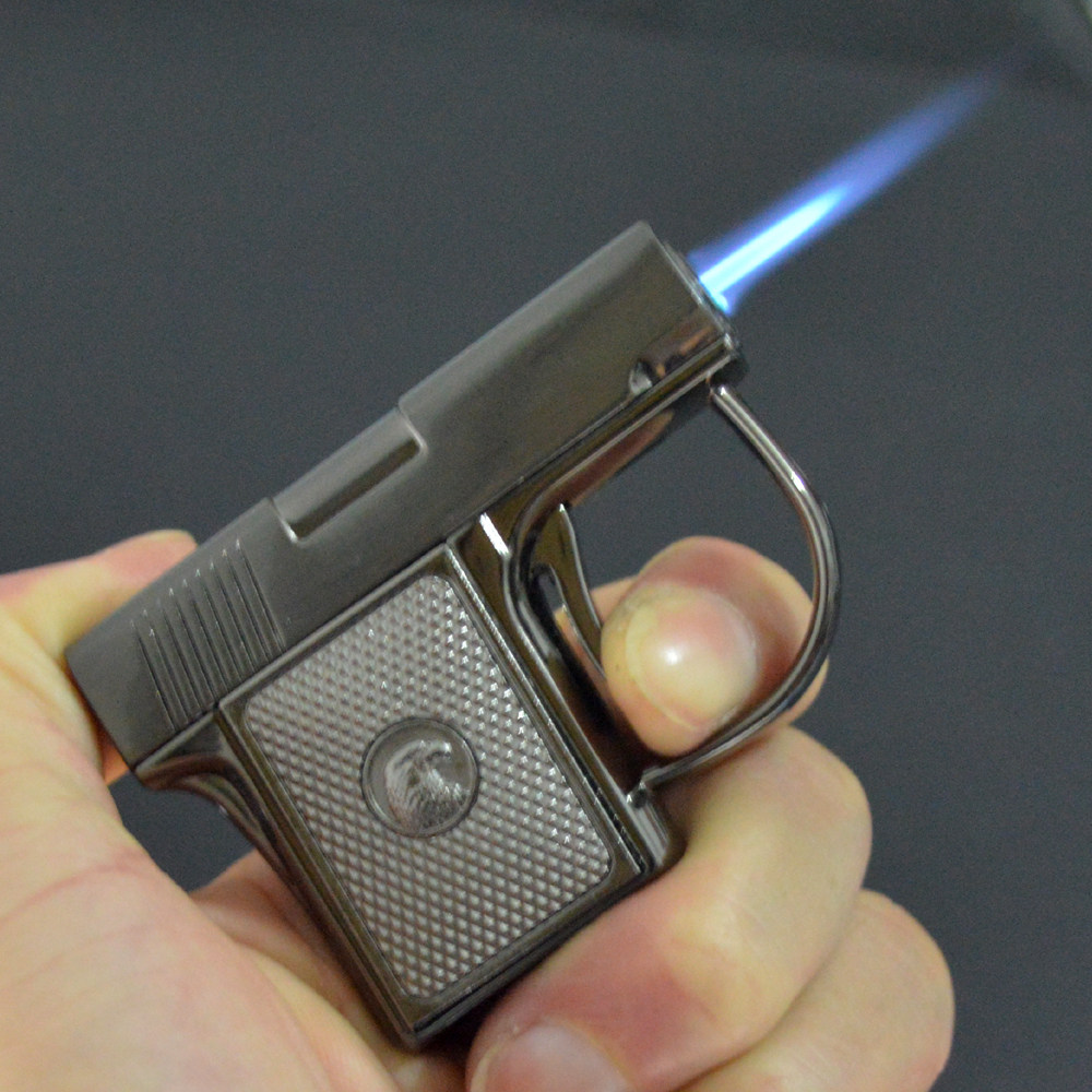 点火器模型小号打火机充气金属创意有趣个性点艾充气打火机