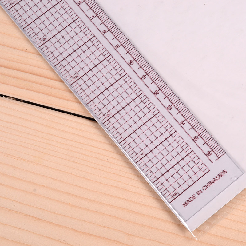 5808l内置刻度服装直角尺内侧16公分外侧8寸尺子尺子