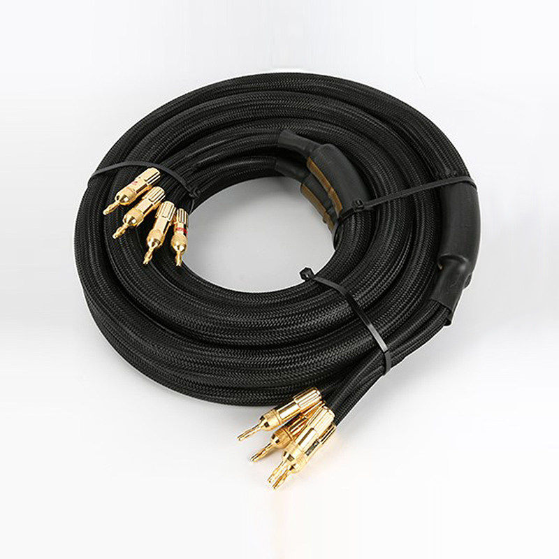 音响choseal连接线2.5米前级功放胆机纯铜线材