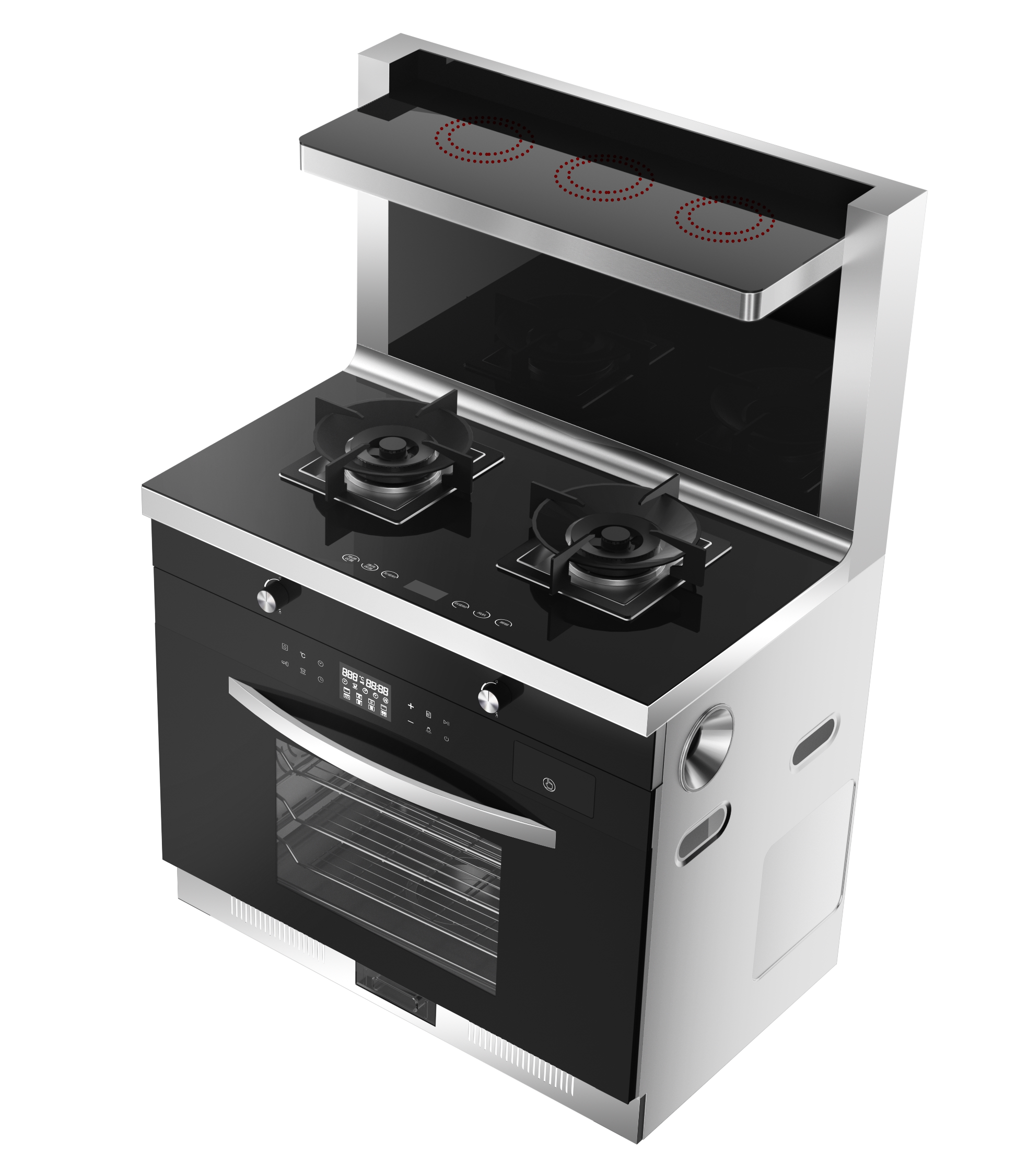 德意集成灶一体灶家用蒸烤箱十大品牌排名电器官方联动环保灶901t