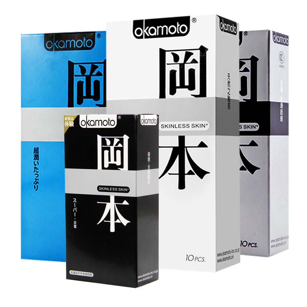 冈本避孕套 skin系列激薄纯味润滑质感情趣型套套
