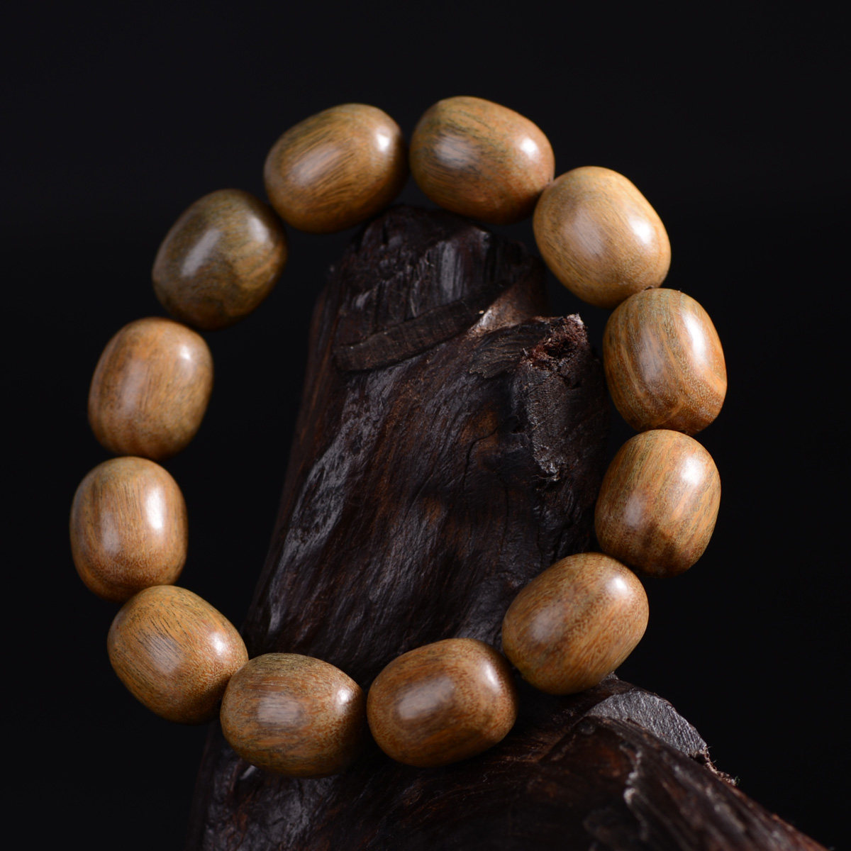 阿根廷老山山绿檀木手串檀香香木手链佛珠男女手链