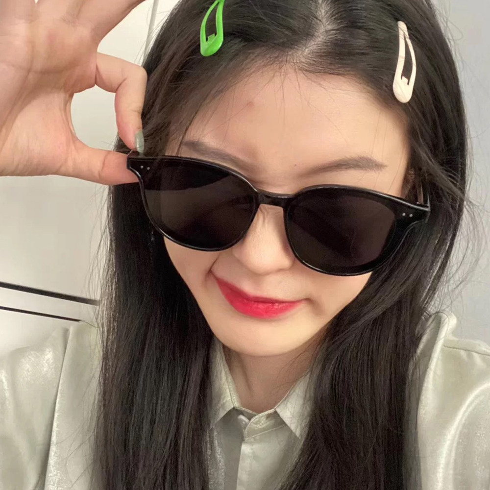 小红书同款gm墨镜女ins高级感抖音黄色炫酷装饰眼镜网红款太阳镜