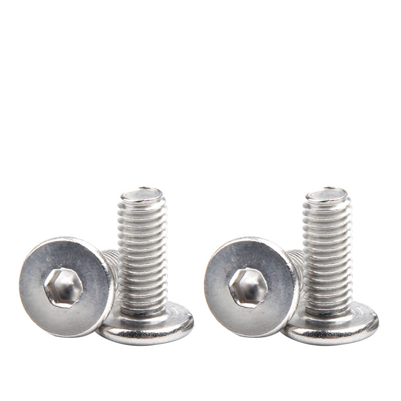 六角不锈钢超薄扁平平头螺丝钉m2m25m3m4cm螺栓3x4x550螺栓
