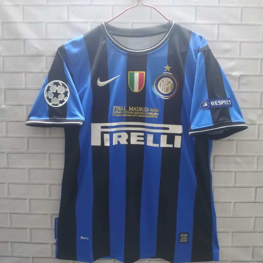 2009-10国际米兰主场短袖欧冠决赛球衣22号米利足球