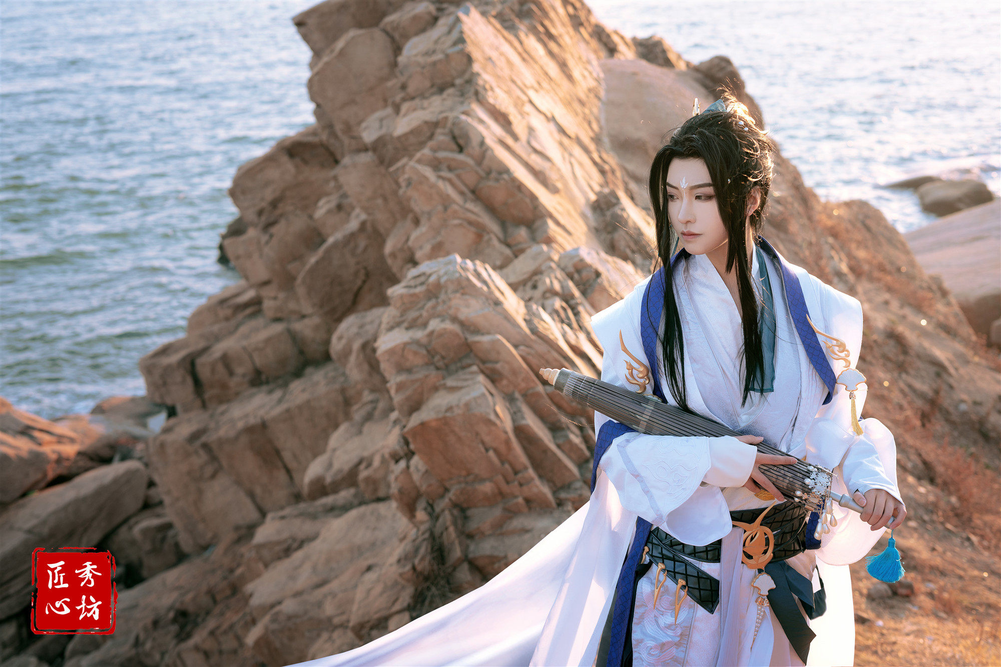 cos剑侠情缘剑三蓬莱莱成入门伞爹cosplay男装