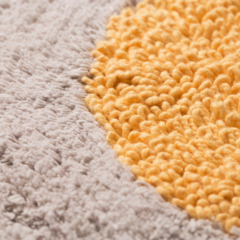 韩国进口纯棉地毯圆形儿童卧室客厅吊篮电脑地毯