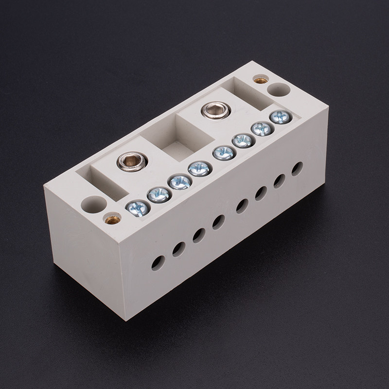 分线接线火并单相220v明装家用电线接线端子八出接线端子