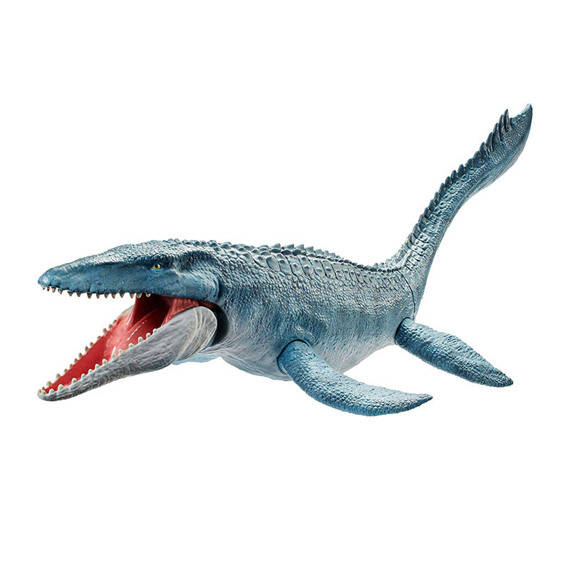 正版美泰侏罗纪世界2超大沧龙仿真恐龙模型玩偶食肉恐龙儿童玩具