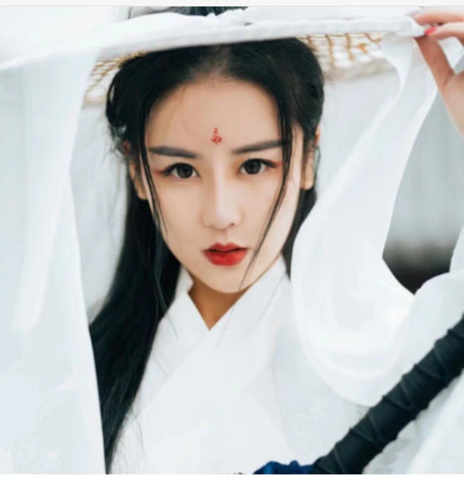 古风cosplay古装汉服仙帷帽女侠客斗笠影楼幕篱帽子