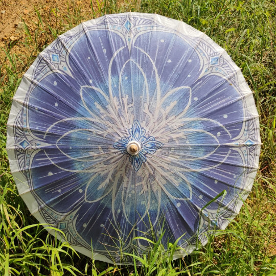 剑网三新新款蓬莱海月cos道具汉服拍照油纸工艺伞