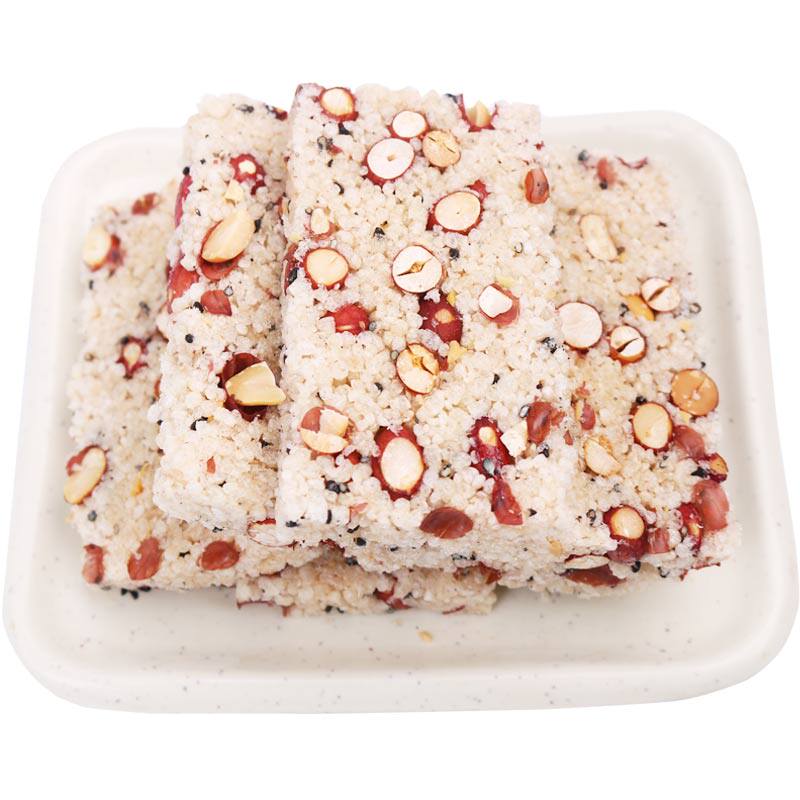 炒米块炒米糖炒米糕炒米饼现做浙江台州温岭特产临海糕点手工花生