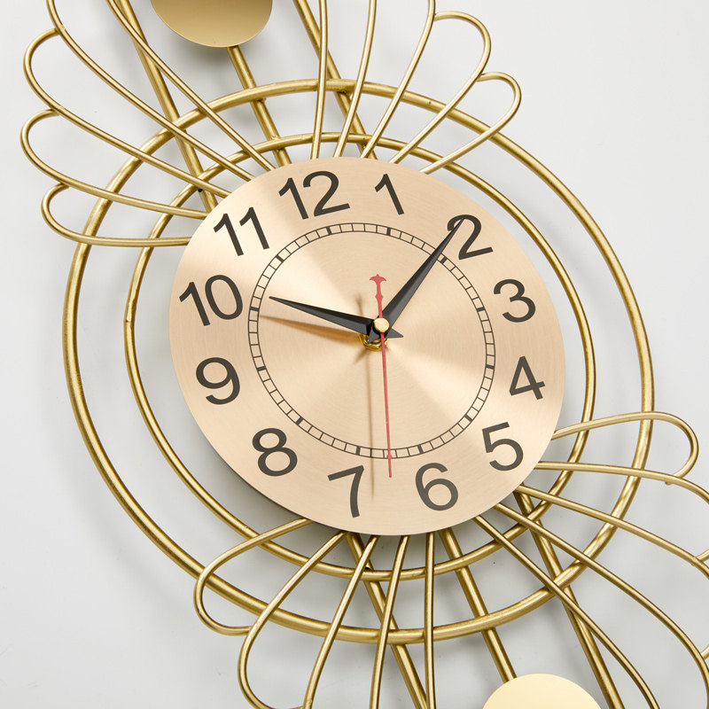 北欧轻奢钟表简约时钟挂钟个性创意客厅时尚挂钟