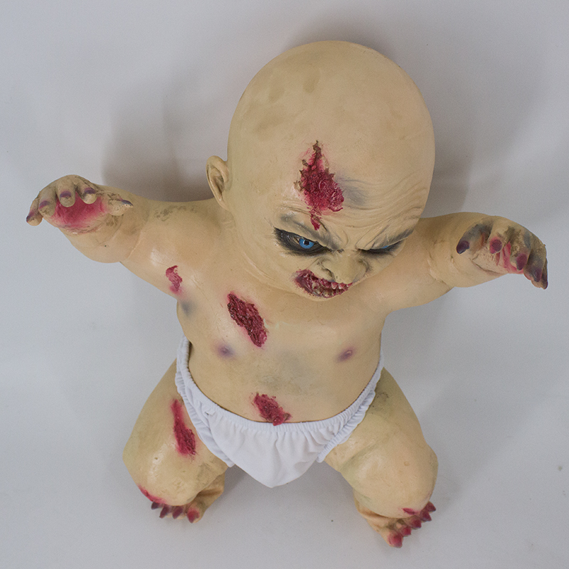 万圣节恐怖鬼屋装扮鬼娃娃整蛊吓人道具密室逃脱鬼小孩场景装饰