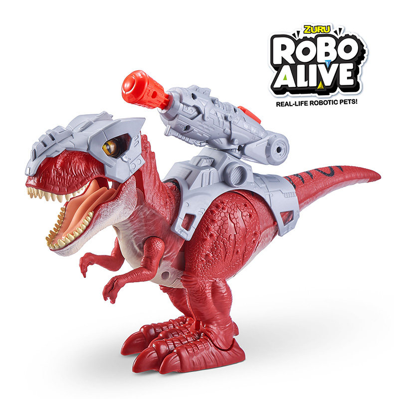 zuru机械战队霸王龙电动可发发射子弹爆裂小子仿真