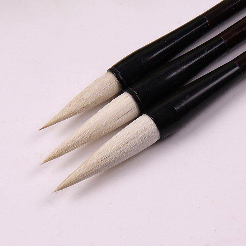 毛笔安徽生成工具国画书法人用楷书法学泾县毛笔