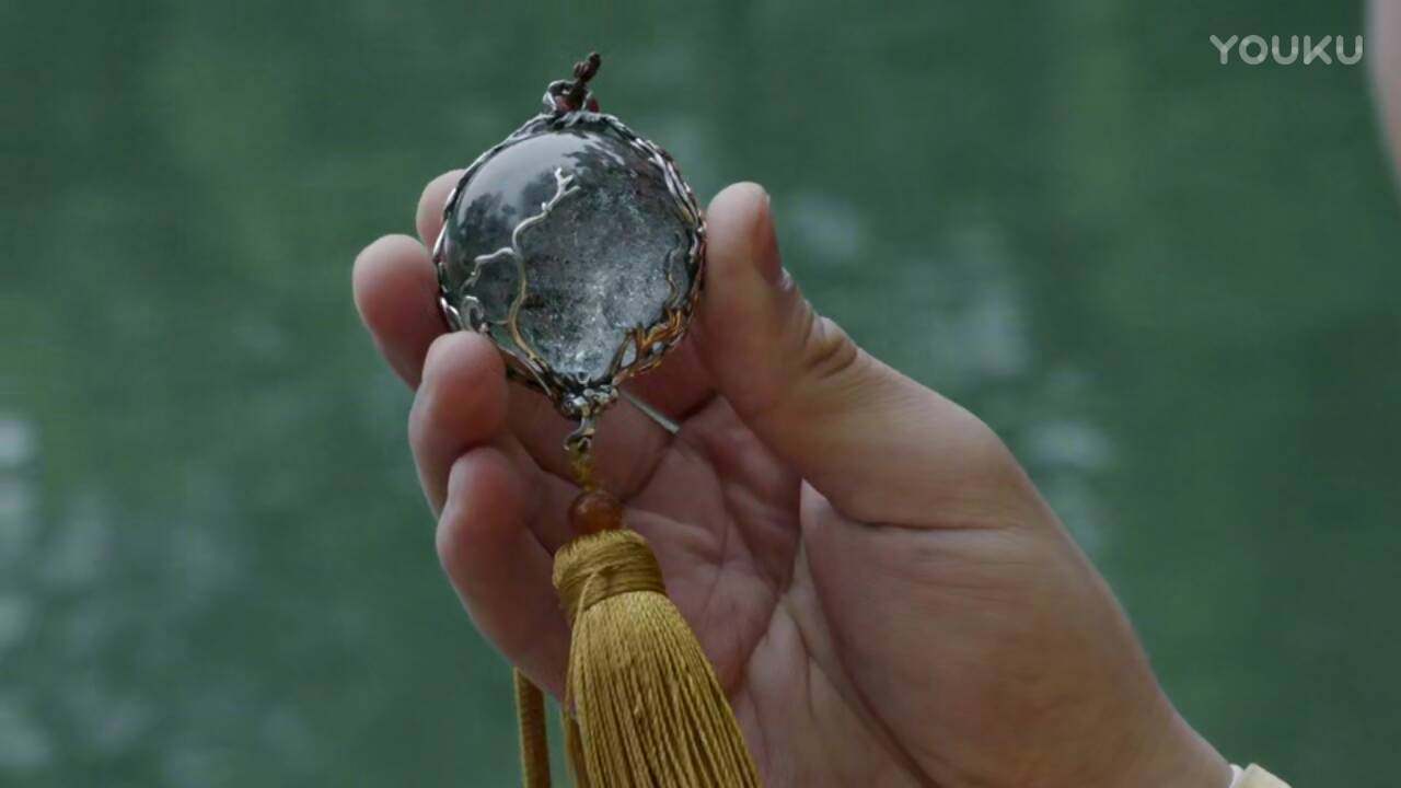 九州海上牧云记牧云笙同款牧云珠水晶球流苏腰饰汽车后视镜挂件