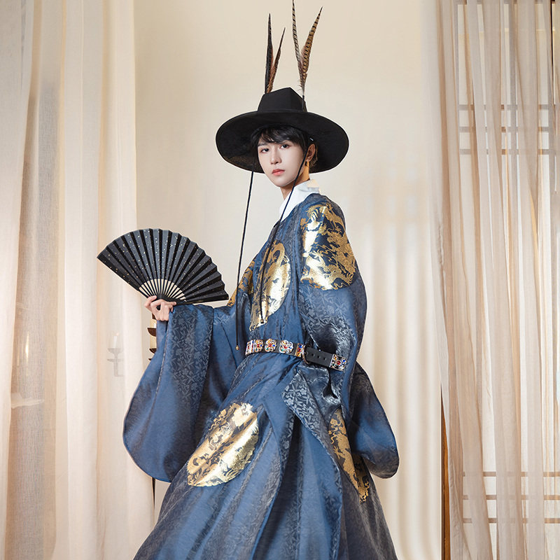 大帽流烟昔泠明制原创创明制汉帽子男女配饰汉服