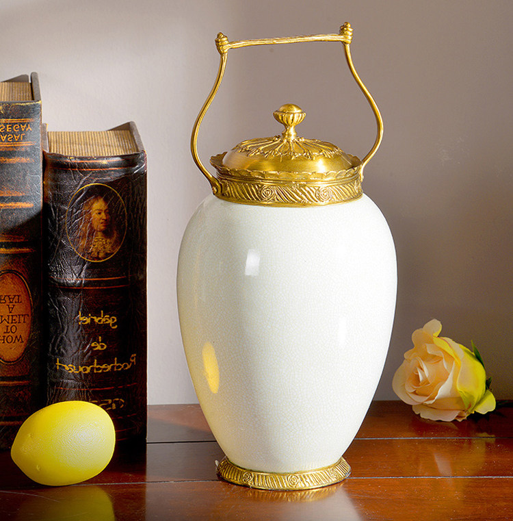 欧美美式奢华摆件法式别墅装饰品陶瓷客厅玄关摆件