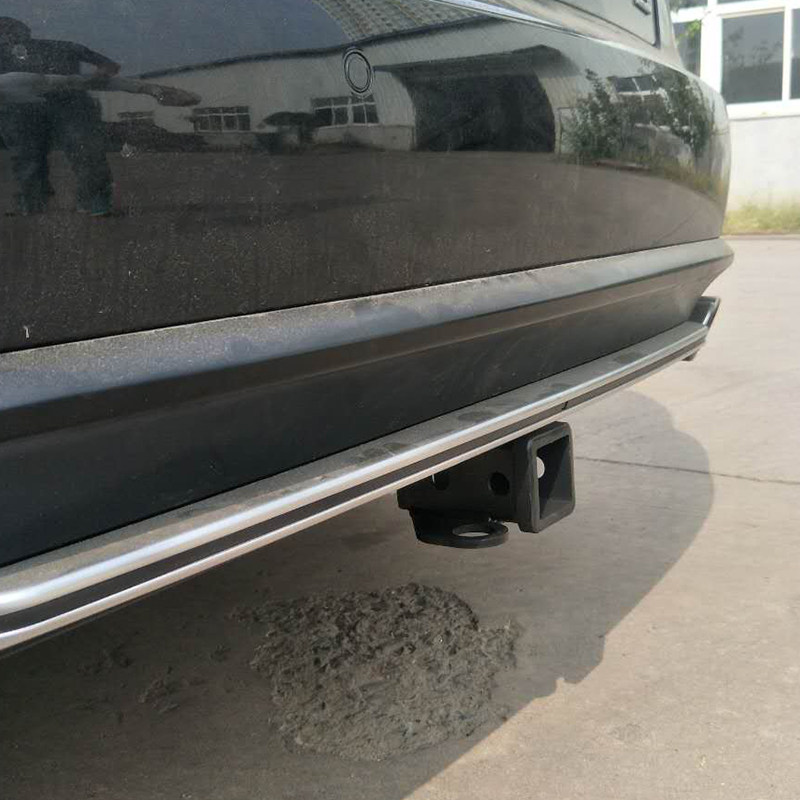 适用于奥迪a6l拖车方口杠汽车改装配件追尾露营拖挂保险杠