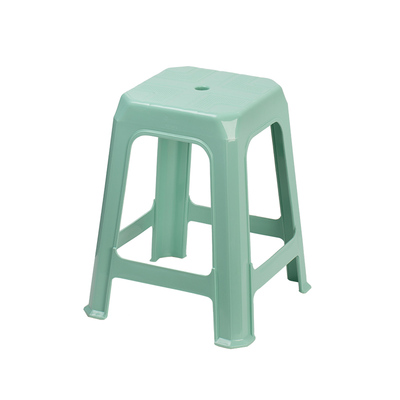 茶花塑料凳加厚高凳家用成人简约餐桌凳客厅餐厅茶桌方凳凳子防滑