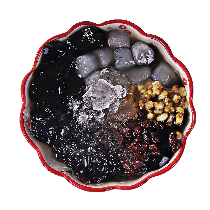 福建闽南特产漳州石花粉四果汤原料配料石花膏白凉粉50g石花冻