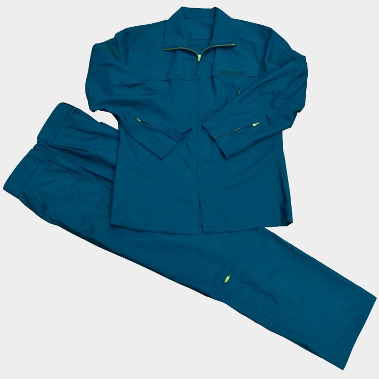 天蓝色飞行服  02夏飞布服 飞行服套装 夏季飞行服防静电工作服套