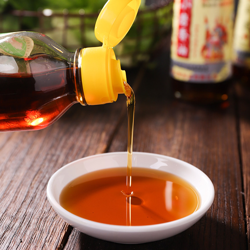 礼盒正道白芝麻磨多地油石芝麻4瓶320ml香油小磨香油