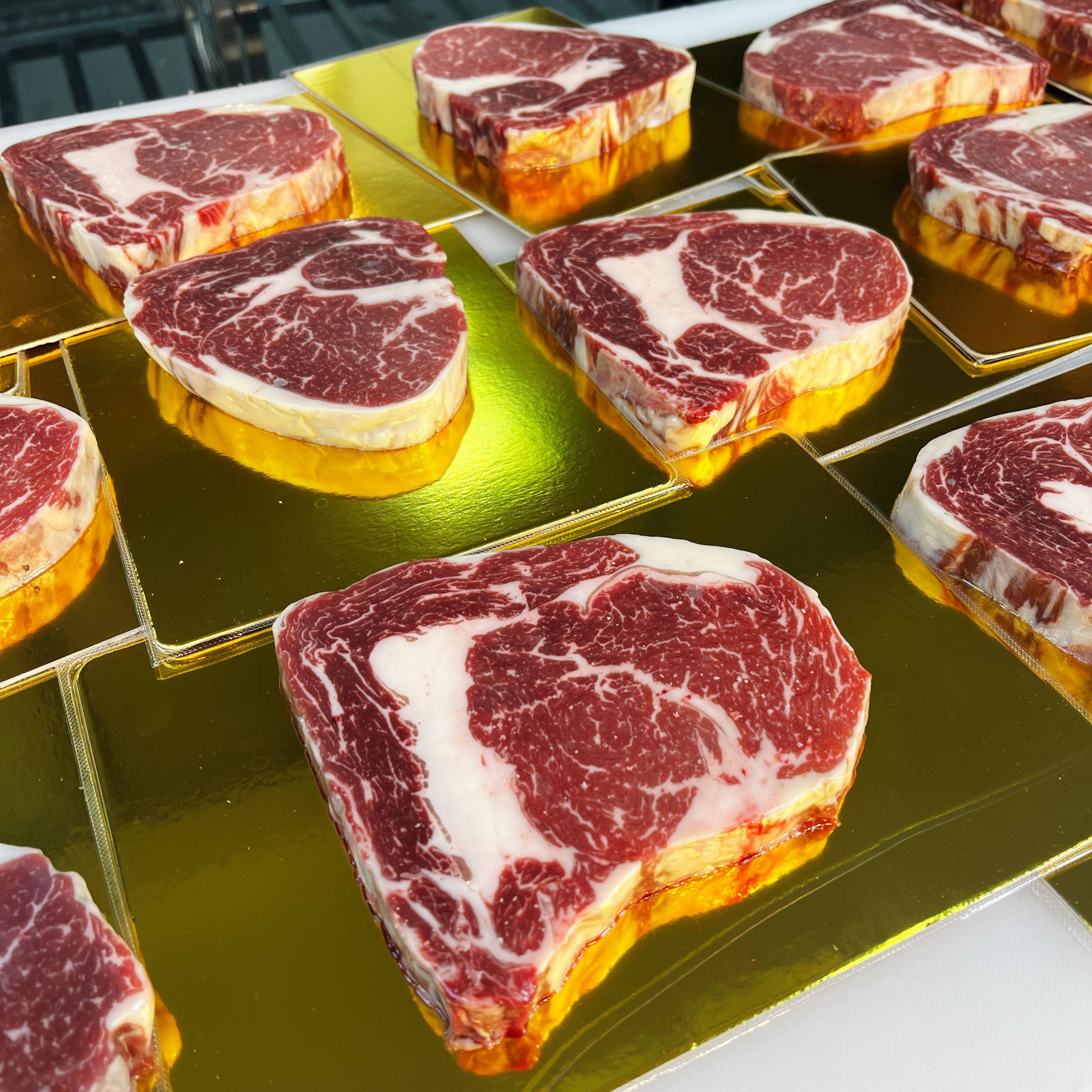 牛排俄罗斯进口安格格斯原切眼肉1kg200g5片装牛排