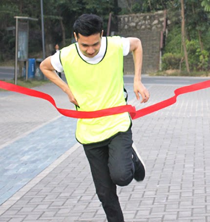 学校运动会比赛冲刺带马拉松终点带长短跑田径冲线带跑步撞线终点