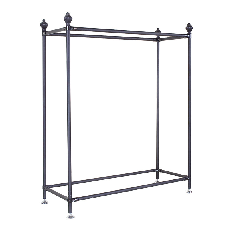 衣架架子锐致双杆室内内挂铁艺落地衣服大衣置地