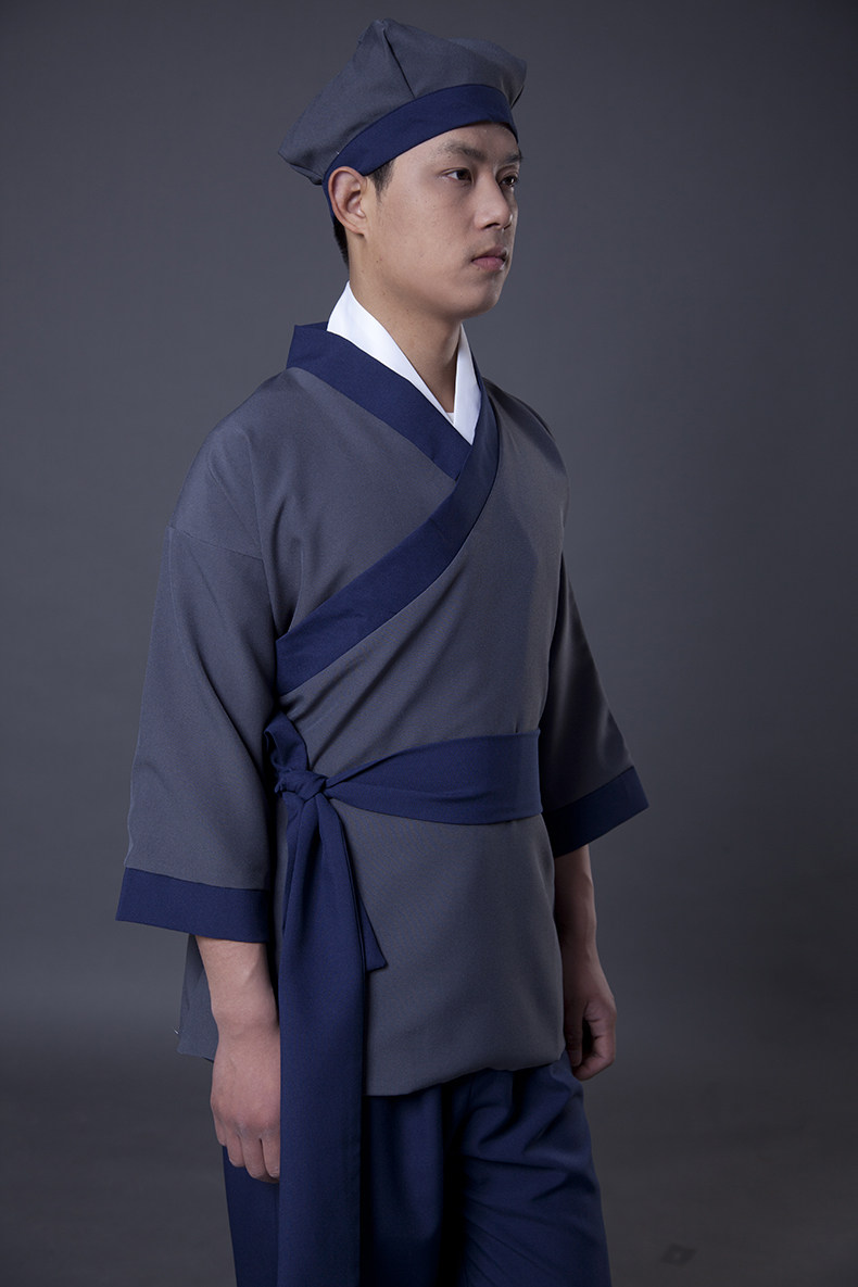 服装传统汉服古装装小牛郎织女服装店店铺伙计平民民族服装