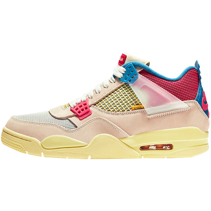 小鸿体育air jordan 4 aj4 x union联名骑士南海岸dc9533-001-800