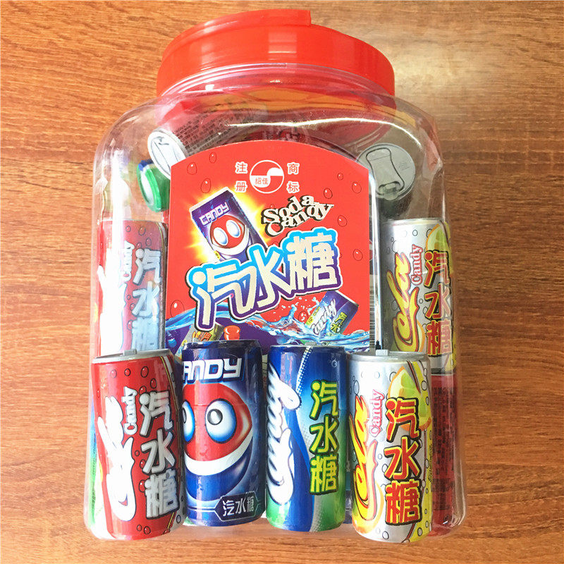 糖果汽水瓶装绍佳压片气泡可乐儿时怀旧零食糖果