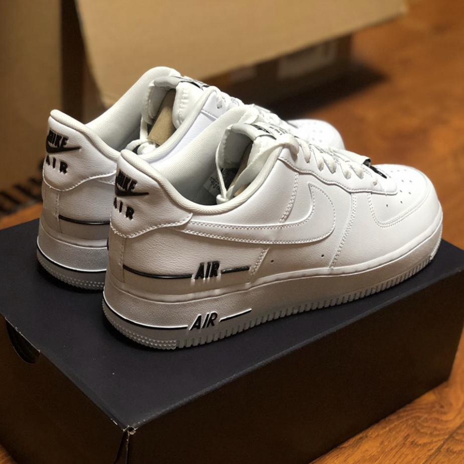 nikeairforceaf1黑白串标叠加空军板鞋cj1379100板鞋