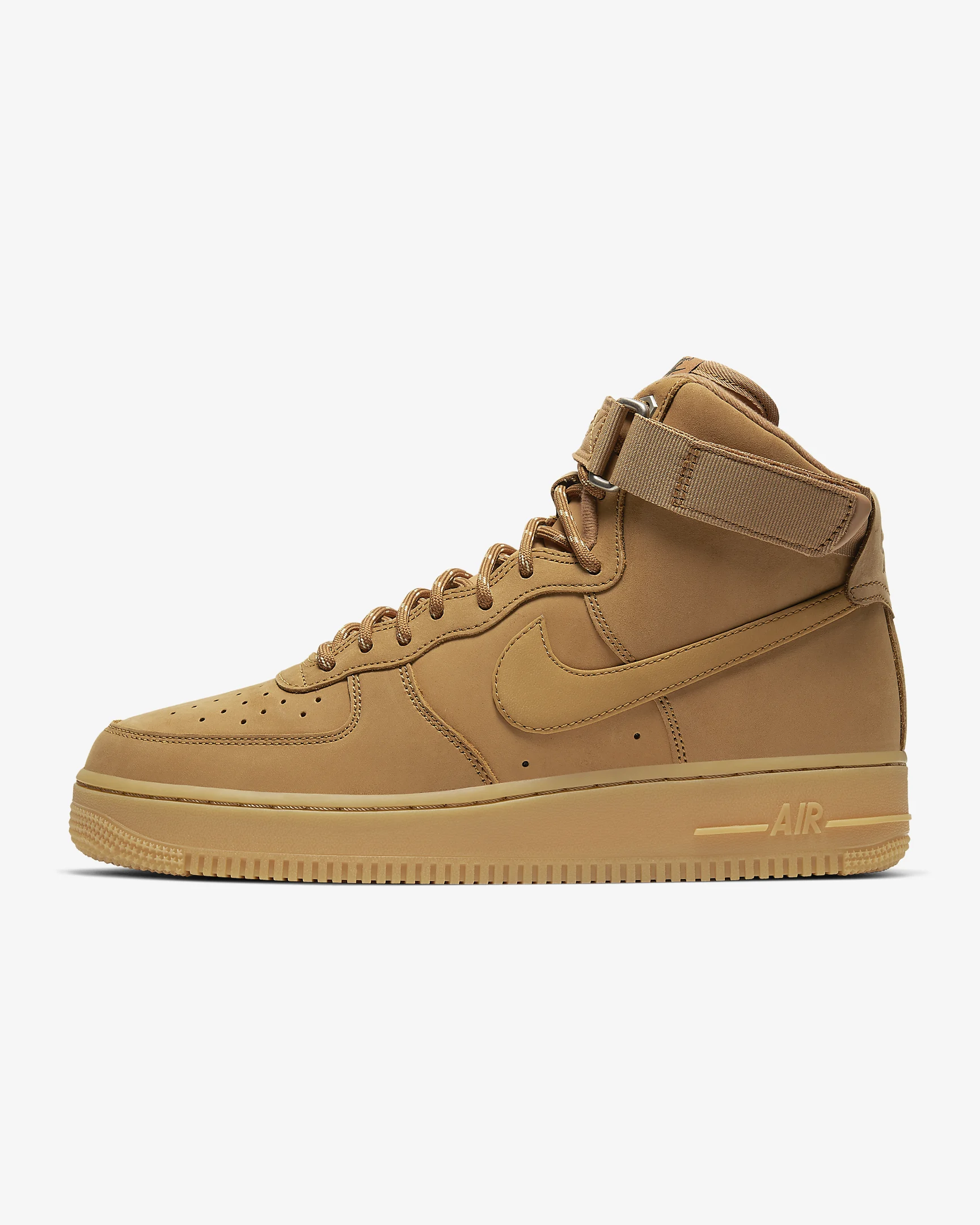 nike air force af1 空军一号 新款小麦色麂皮低帮高帮cj9179-200