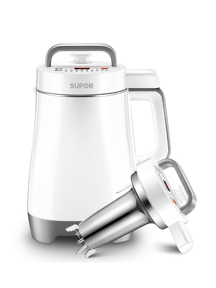 苏泊尔免煮豆浆机家用不锈钢多功能破壁过滤豆浆机