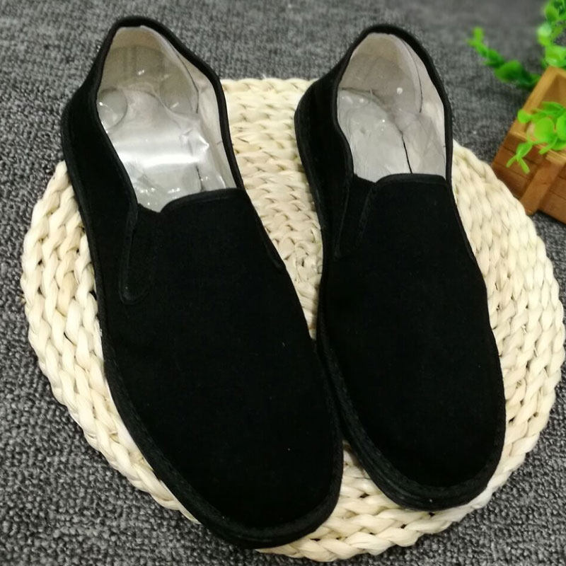 新款夏山西后生小花园布鞋男士千层底休闲懒人透气开车青年舒适轻