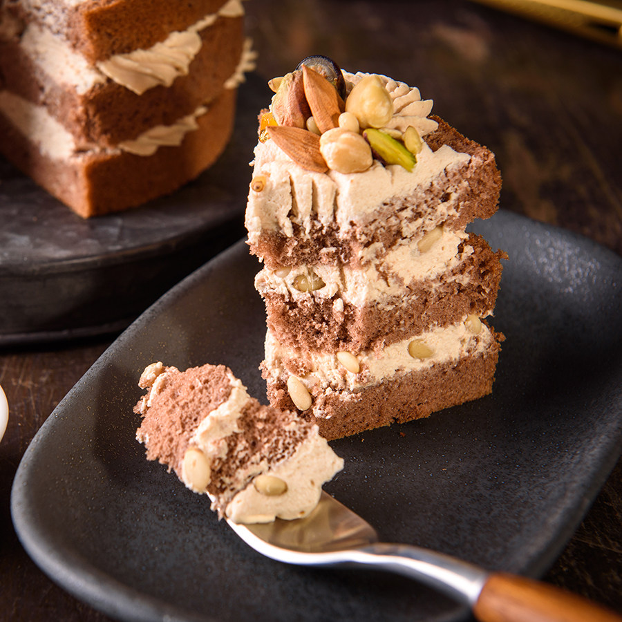 松仁坚果蛋糕低糖动物奶油儿童长辈祝寿生日新鲜生日蛋糕