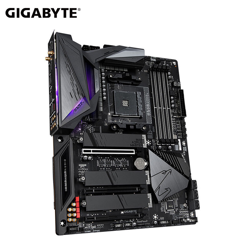 技嘉b550b550maoruselite小雕主板支持am4b550台式机