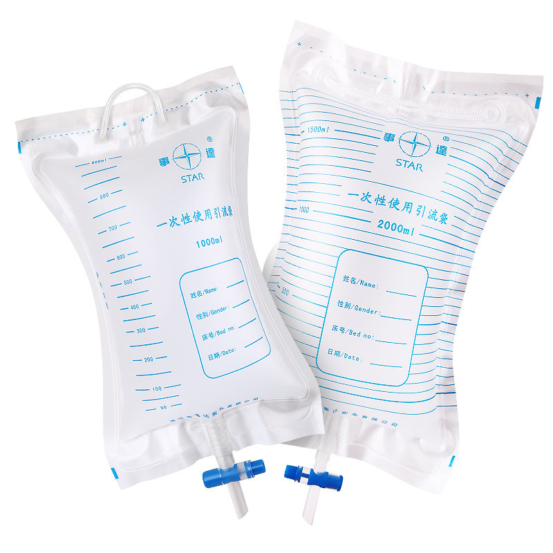 事达一次性尿袋引流袋防逆流体外胆汁接尿袋导尿管便厕用具(器械)