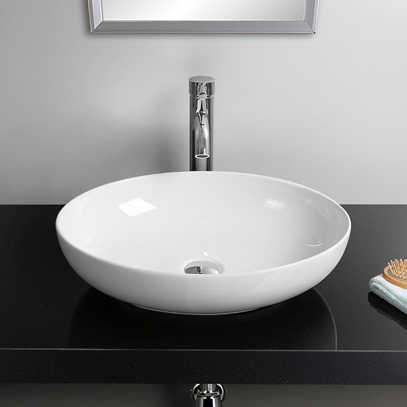 陶瓷洗手盆台上洗脸家用浴室柜水盆卫生间洗手艺术台上盆