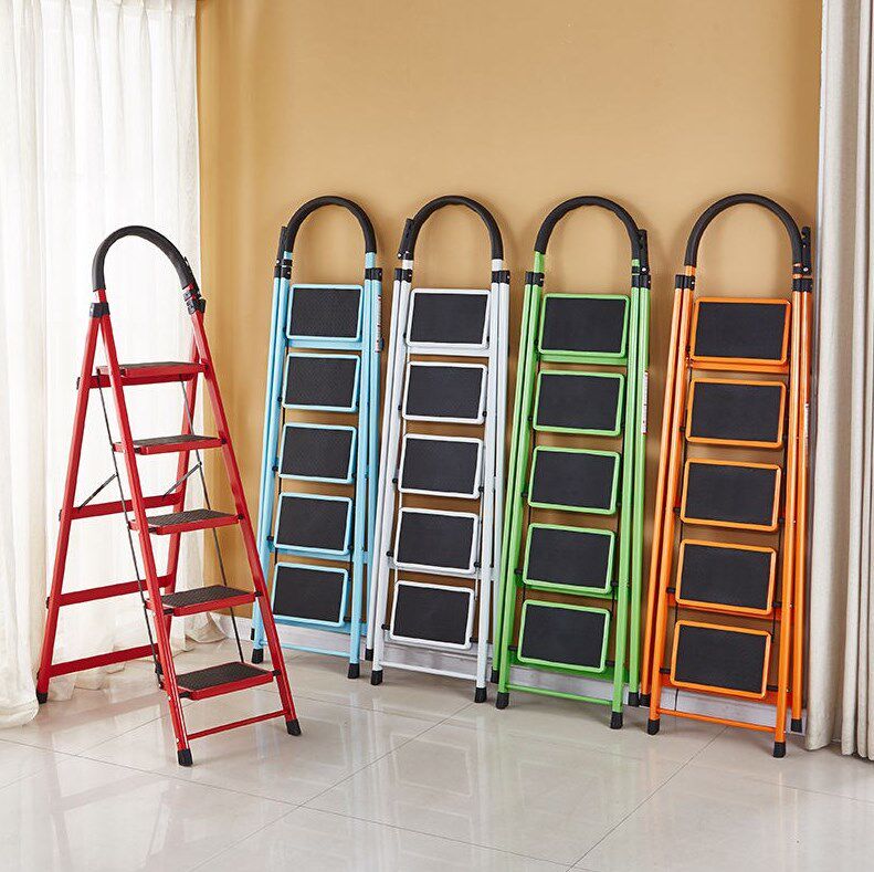 加强装修室内外简易踏板梯子轻便家用人字梯双面家用梯