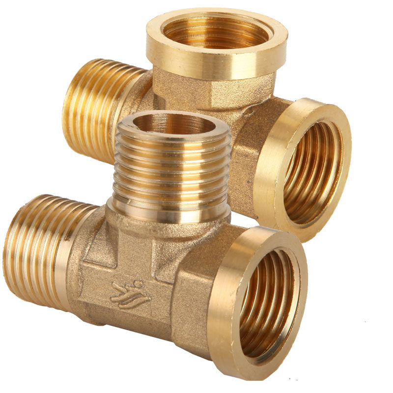 外丝三通内丝全铜加厚4分6分一寸1寸接头三通