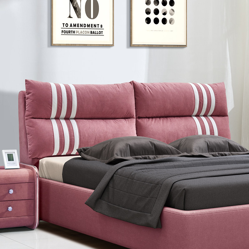 8米北欧双人床头经济无味定制